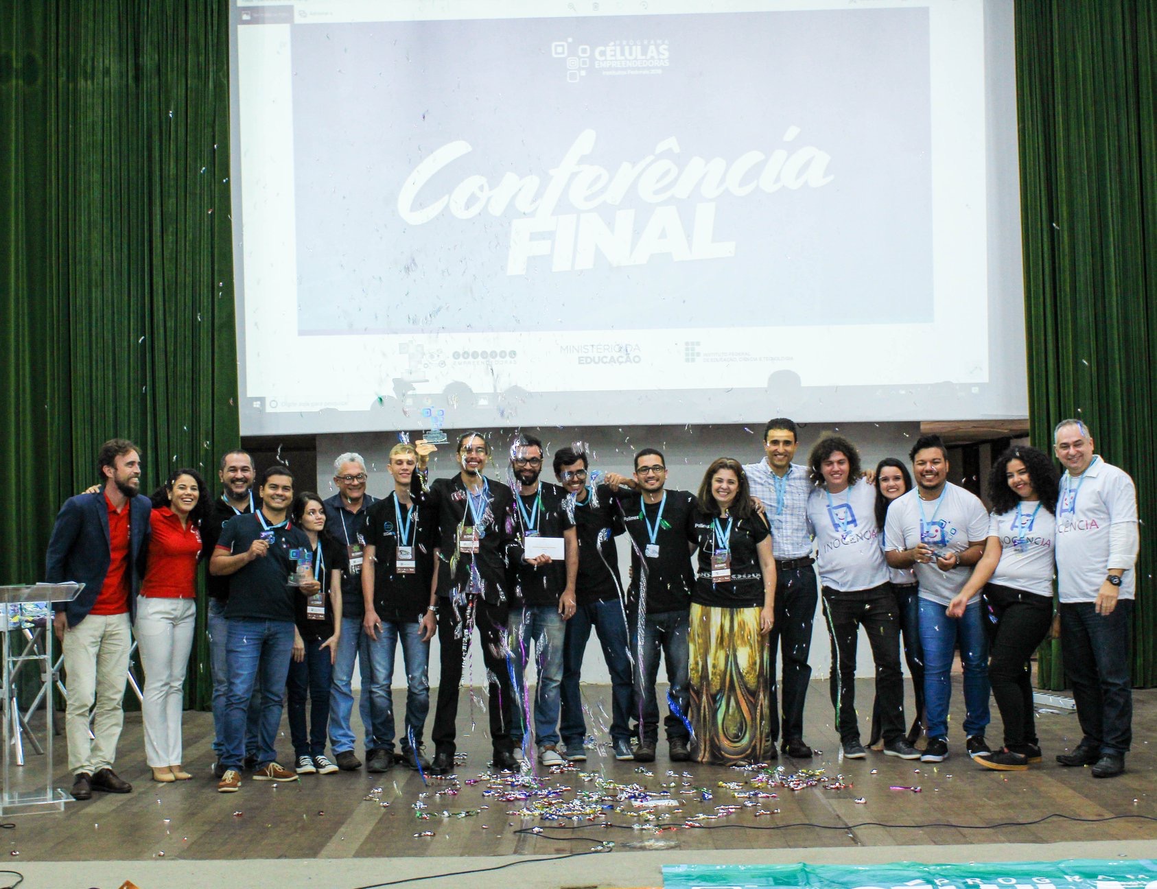 Equipe Inocência ficou com a segunda colocação na etapa final.