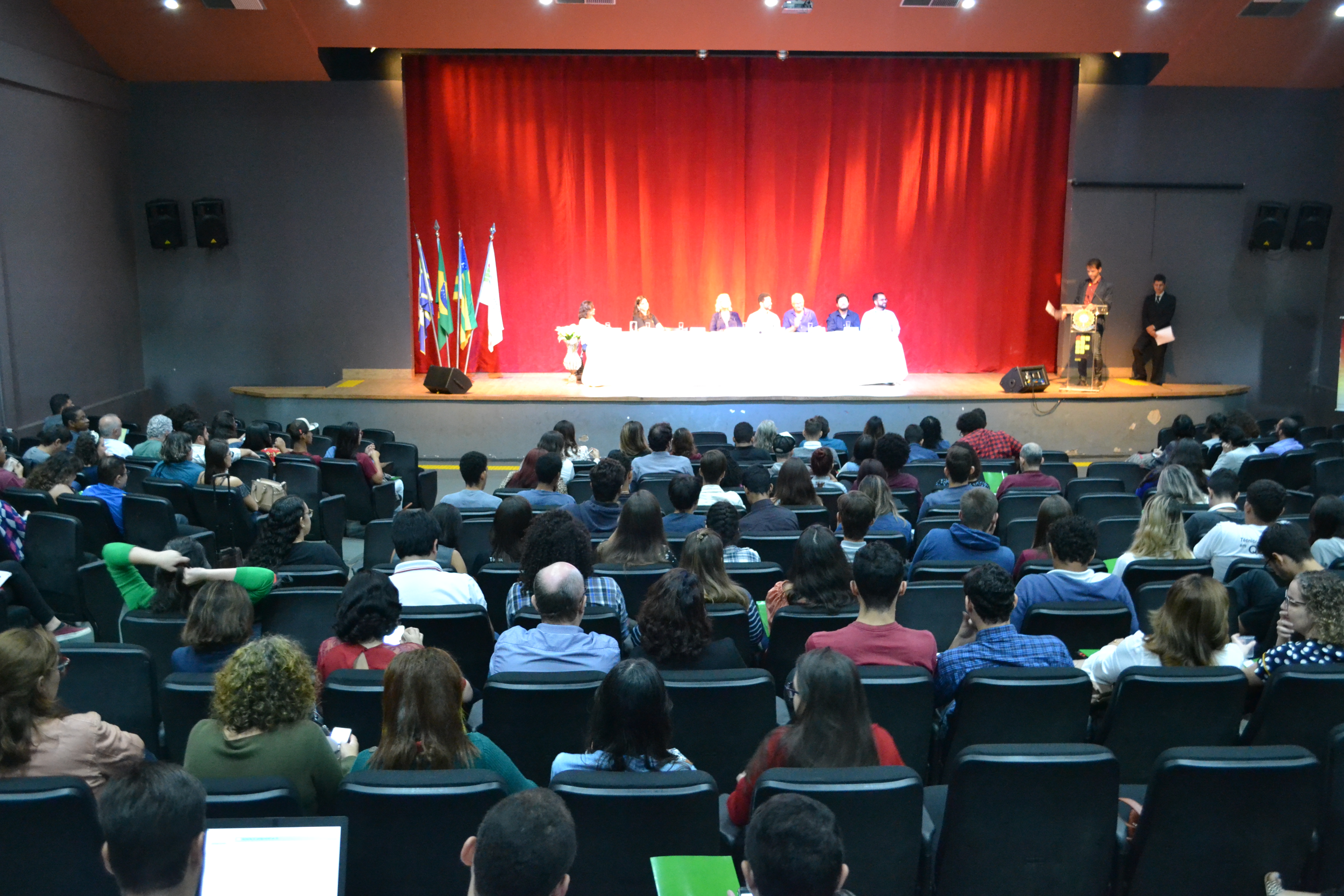 Solenidade abertura do evento, que foi realizado no Câmpus Anápolis