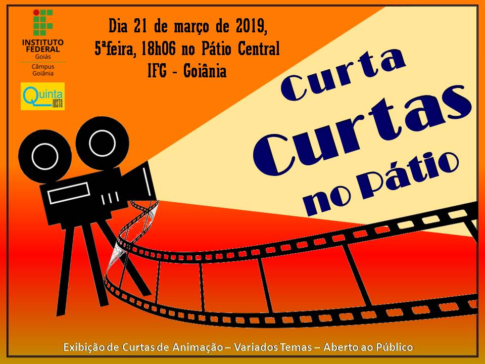 Cartaz do Curta Curtas no Pátio