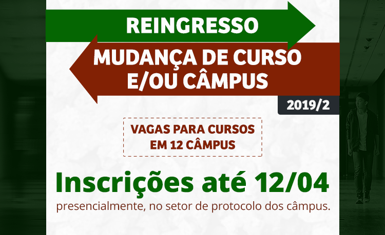 Reingresso ou Mudança de Curso