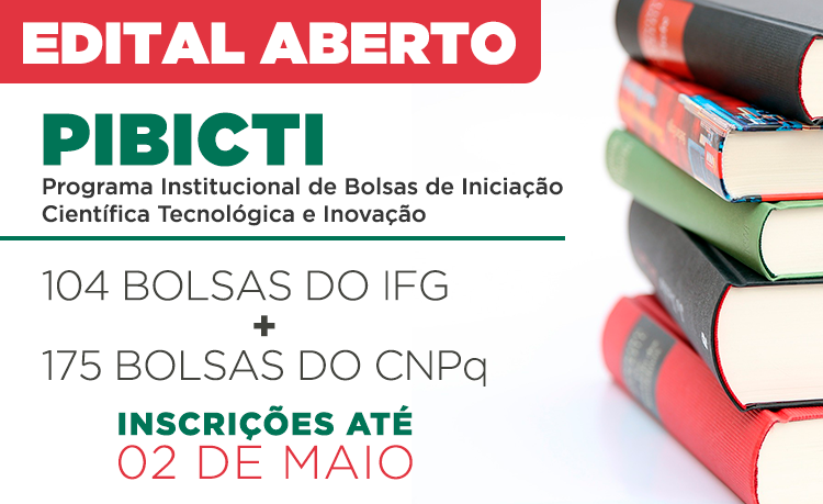 Inscrições abertas do PIBICTI