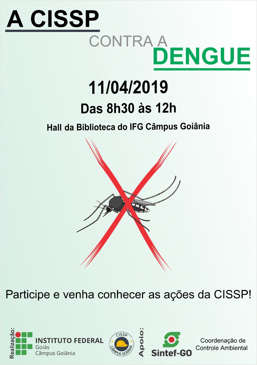 Cartaz CISSP contra a Dengue