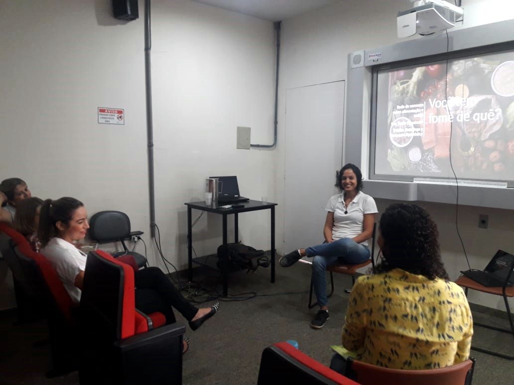 Primeiro encontro do Você tem fome de quê? ocorreu na manhã desta segunda-feira, 13, no Câmpus Goiânia