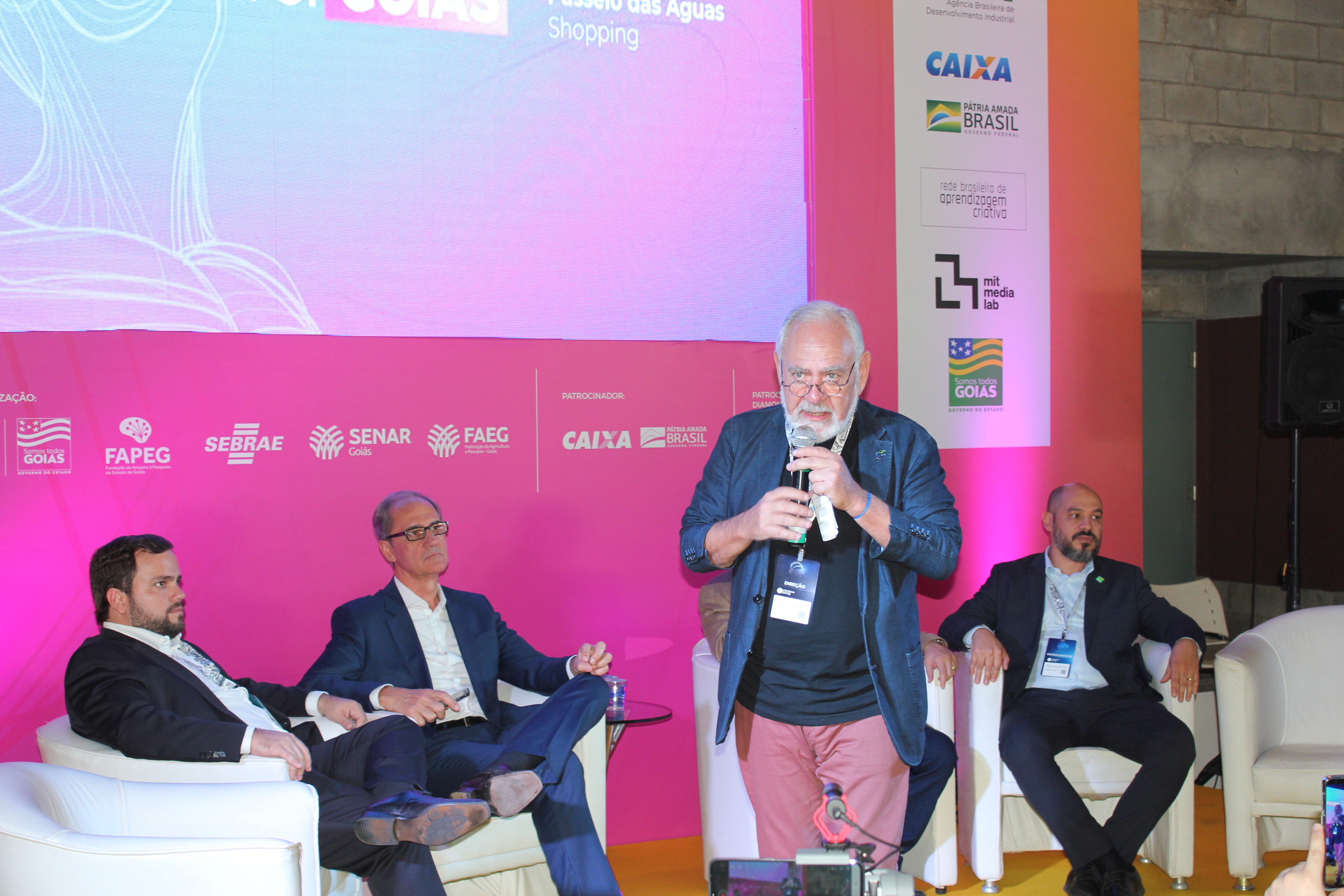 Francisco Farrugia fala na abertura da Campus Party Goiás