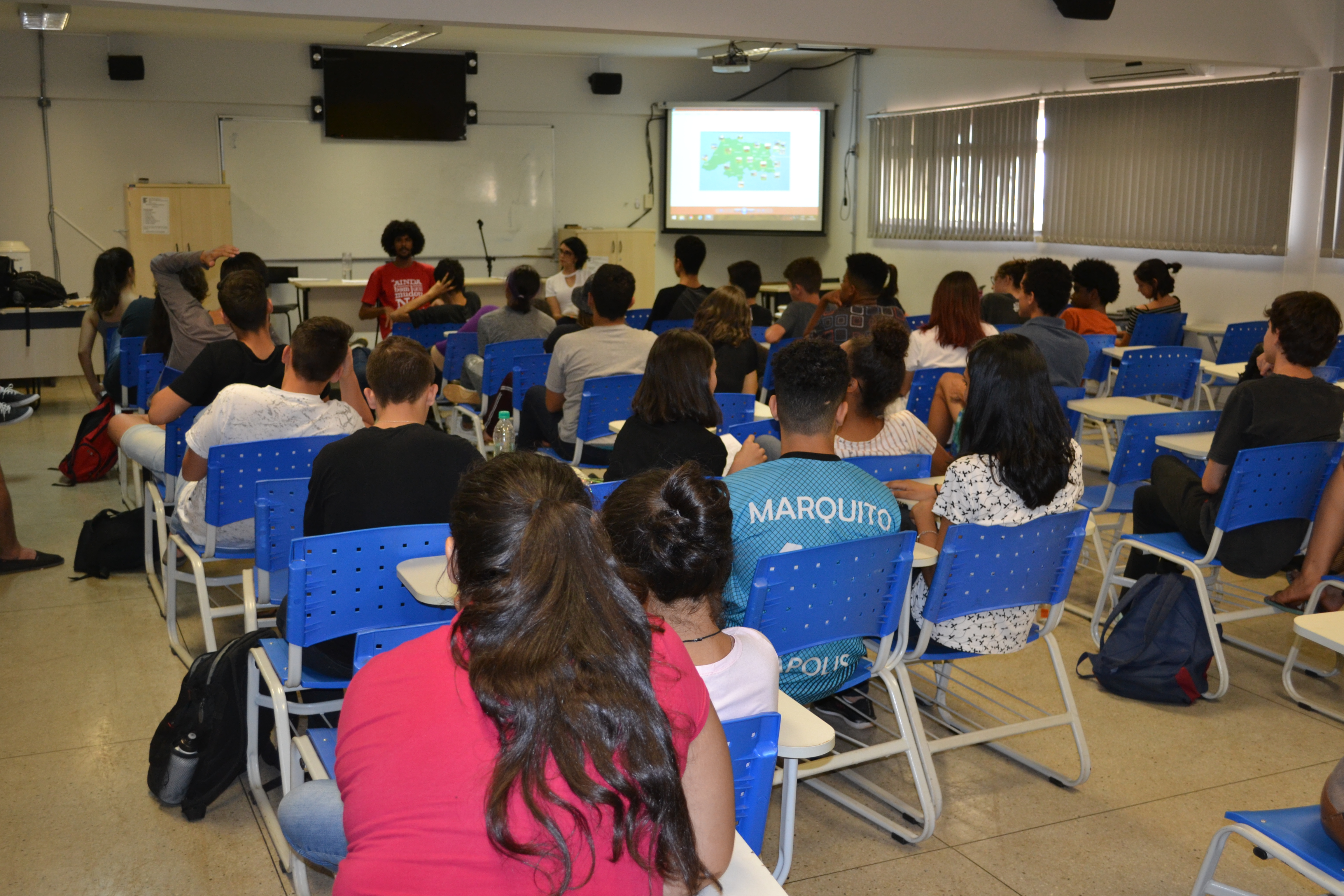 Palestra realizada no Câmpus Anápolis