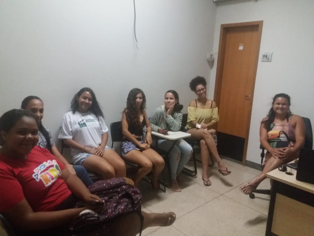 Reunião da equipe do projeto "Ventre Livre"