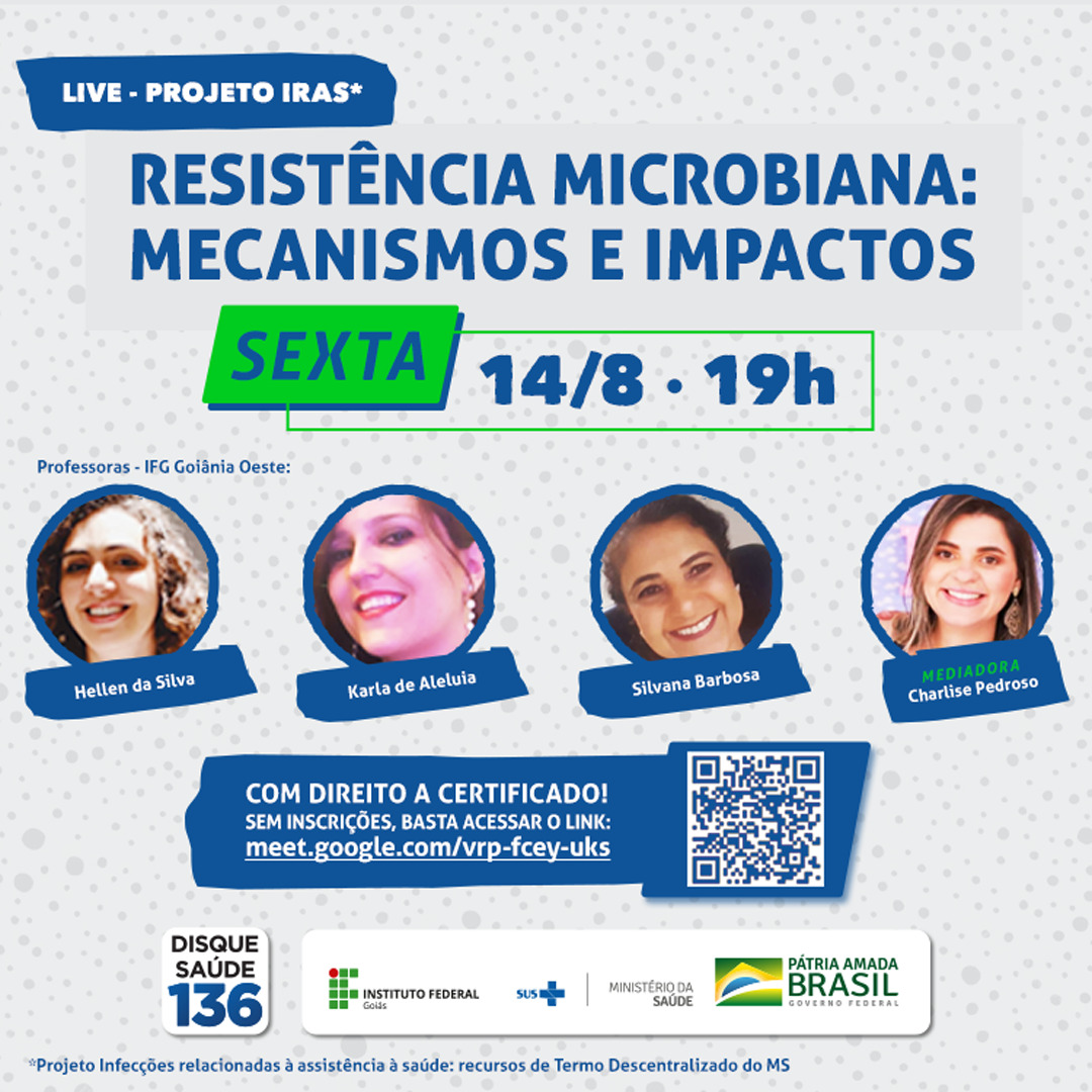 Live do Projeto IRAS da próxima sexta-feira