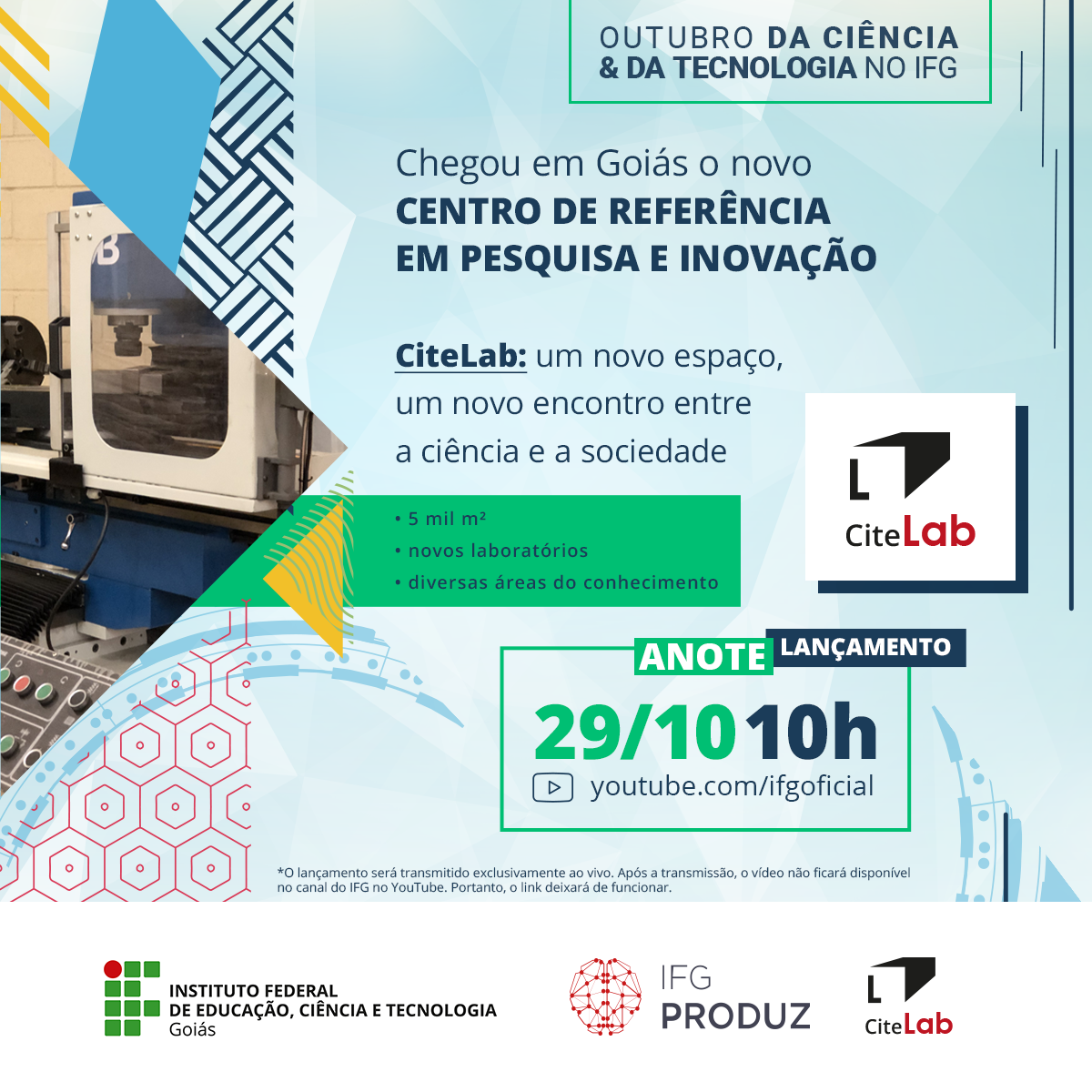 Esta semana: lançamento ao vivo do CiteLab do IFG