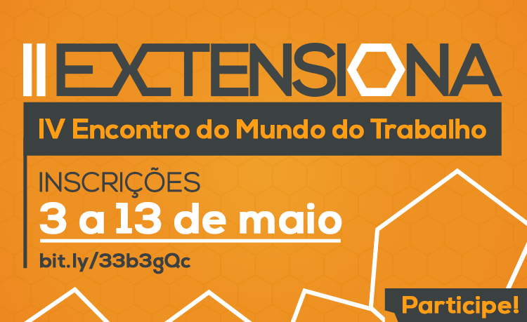 Inscrições abertas para os eventos