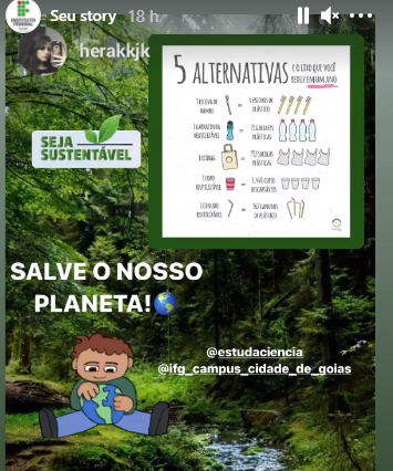 uma das postagens em redes sociais de estudantes sobre o tema