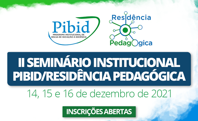 A segunda edição do Seminário ocorrerá de modo remoto e contará com conferências, mesas-redondas e sessões coordenadas de comunicações das atividades desenvolvidas pelos bolsistas