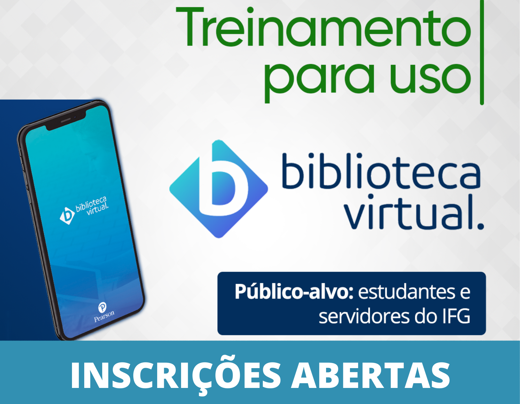 Inscrições abertas para treinamento para uso da biblioteca virtual 