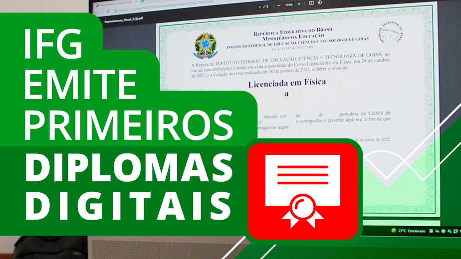 Expedição de diploma digital no IFG já é realidade