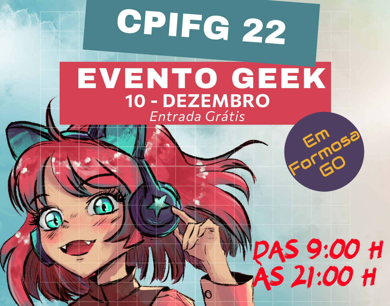 Evento gratuito será realizado dia 10