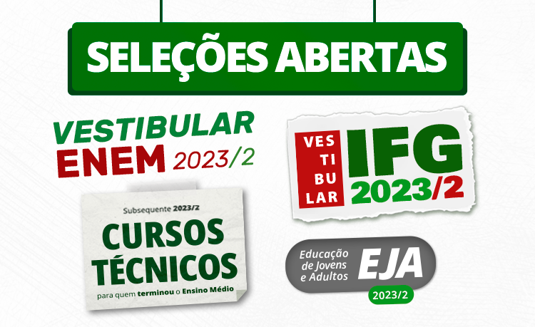 O Câmpus Luziânia oferta vagas para Licenciatura em Química e Tecnologia em Produção Cultural