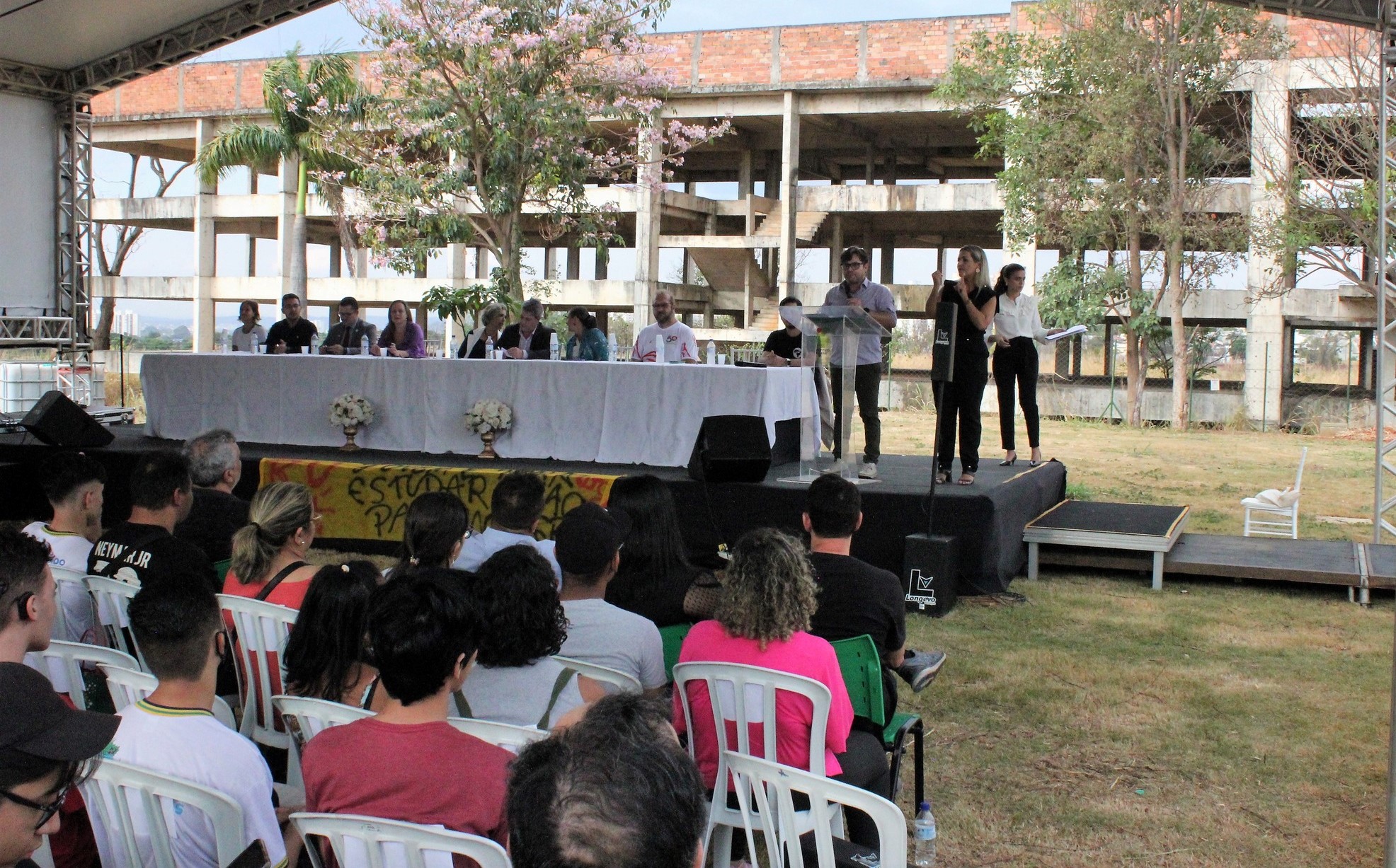 Solenidade no Câmpus Goiânia Oeste