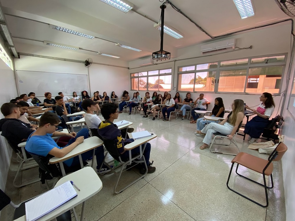 Atividade foi direcionada aos estudantes do 3º ano do Técnico em Eletrotécnica e Técnico em Química