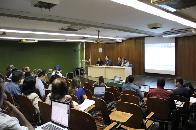 Registro da última edição do curso de capacitação em gestão de riscos, realizada no Câmpus Goiânia