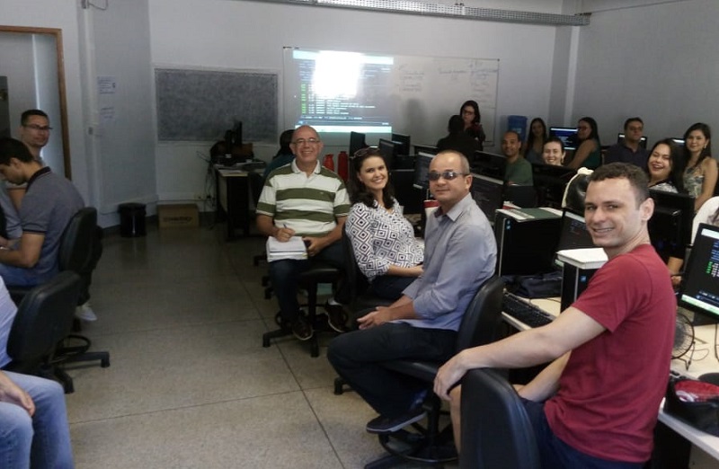 Servidores de vários câmpus do IFG, do IFGoiano e da Base Aérea de Anápolis participam do curso