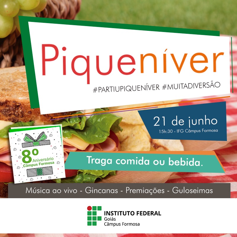 Piqueníver comemora oitavo aniversário do Câmpus Formosa