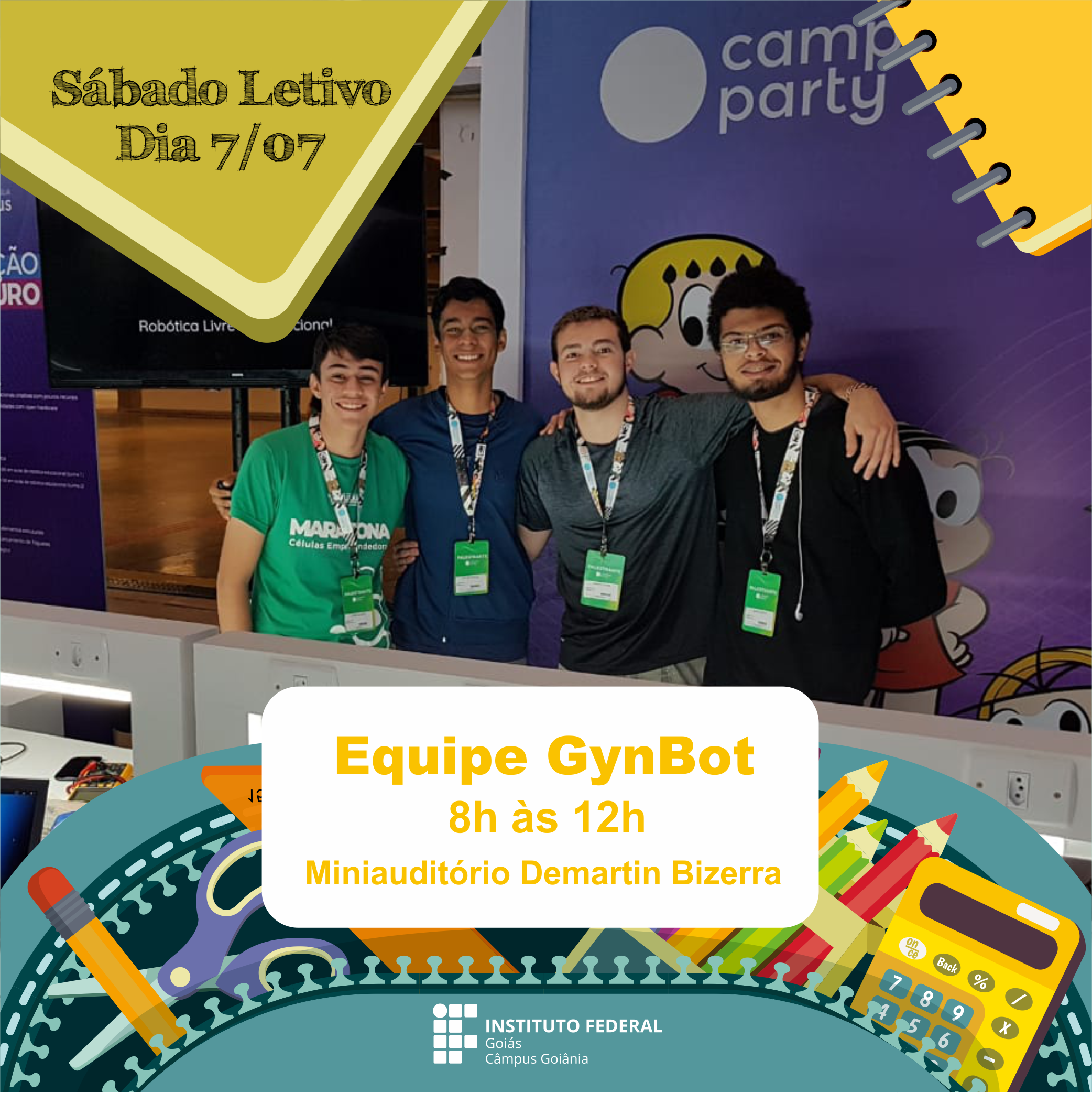 Sábado letivo - palestra GynBot