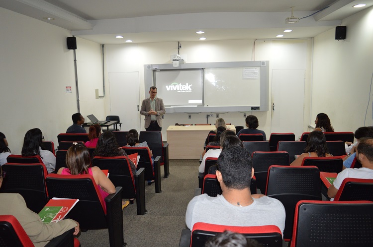 Imagem da aula inaugural do curso de pós-graduação em Gestão de Serviços de Hospitalidade