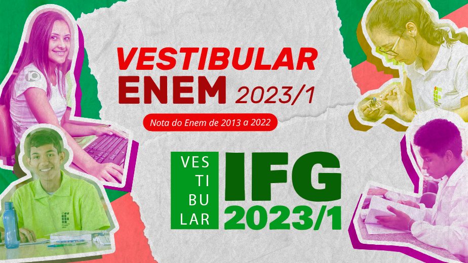 A Instituição oferta 1022 vagas no Vestibular Enem; e 656 no Vestibular IFG