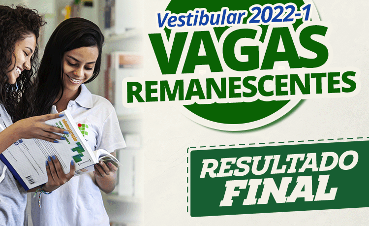 Resultado do vestibular de vagas remanescentes foi publicado