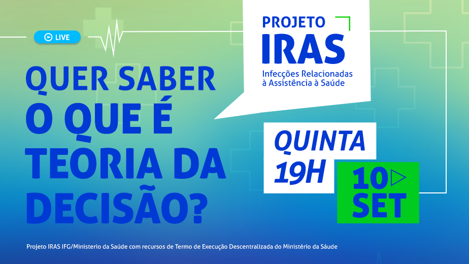 Próxima live do Projeto IRAS será dia 10 