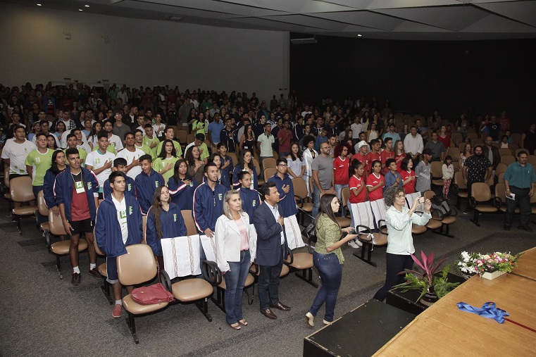 Abertura do JIF Goiás 2018, em Jataí